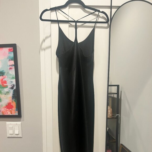 Aritzia Satin Midi Dress - Picture 2 of 3